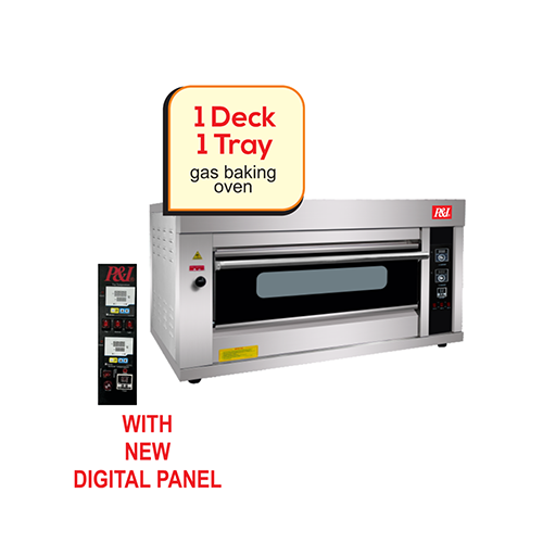 Gas Baking Oven YCQ- 1D (Full SS) (With Full Glass Door)